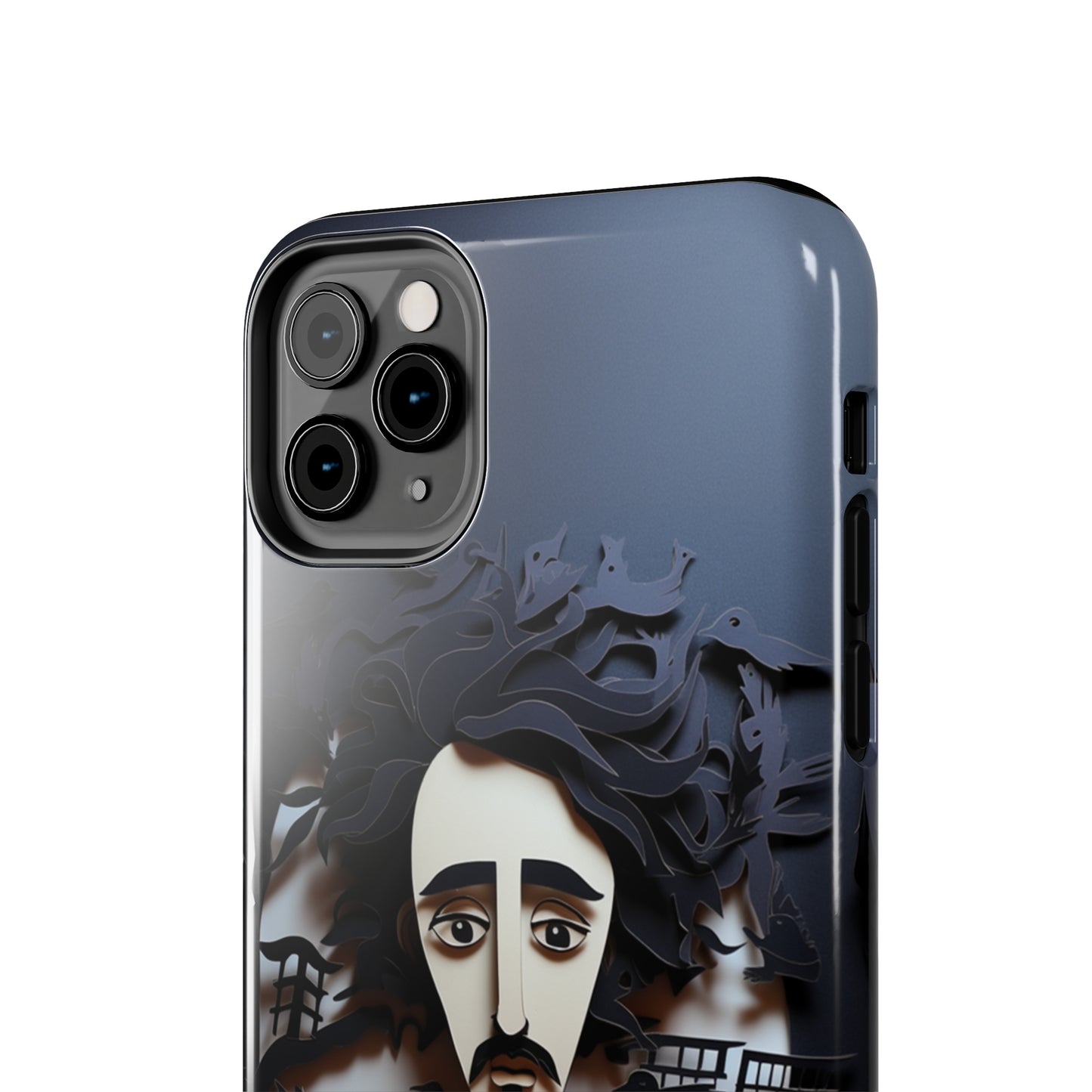 Edgar Allan Poe Gothic Halloween iPhone Case | Embrace the Dark Gothic Charm