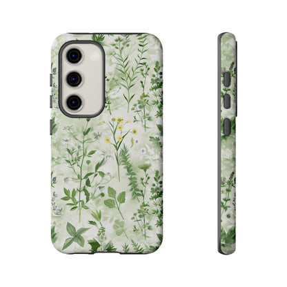 Floral Sage Green Wildflower Phone Case