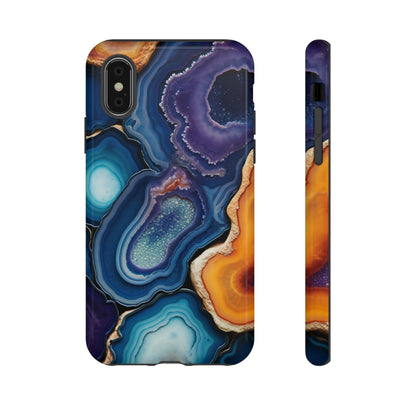 Agate Slice Geode Elegance: Natural Beauty Phone Case