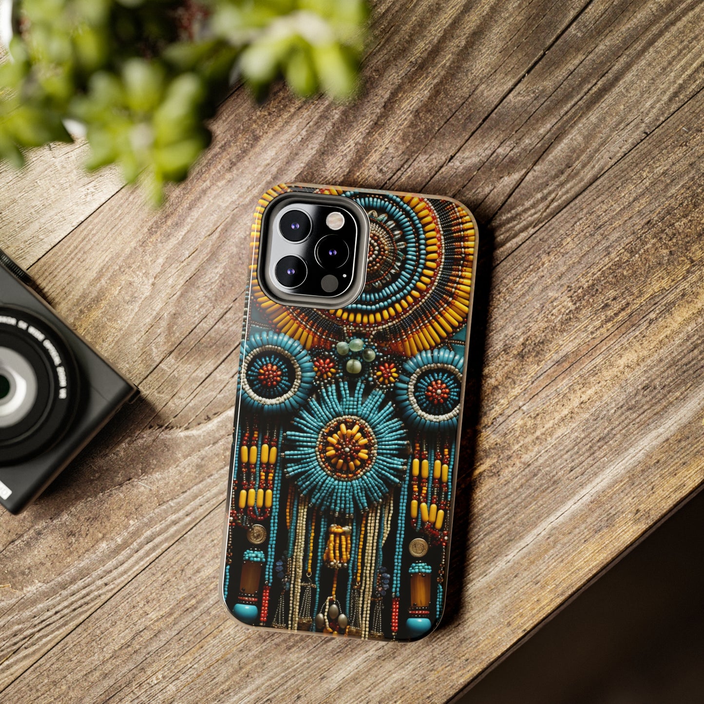 Native American Beadwork iPhone Case | Crafted Elegance with Cultural Heritage