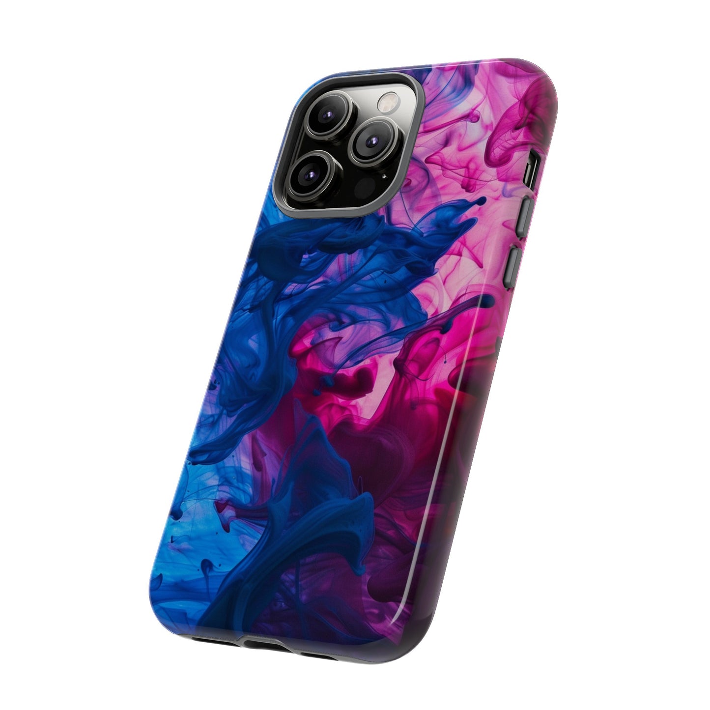 Magenta and Blue Color Explosion Phone Case