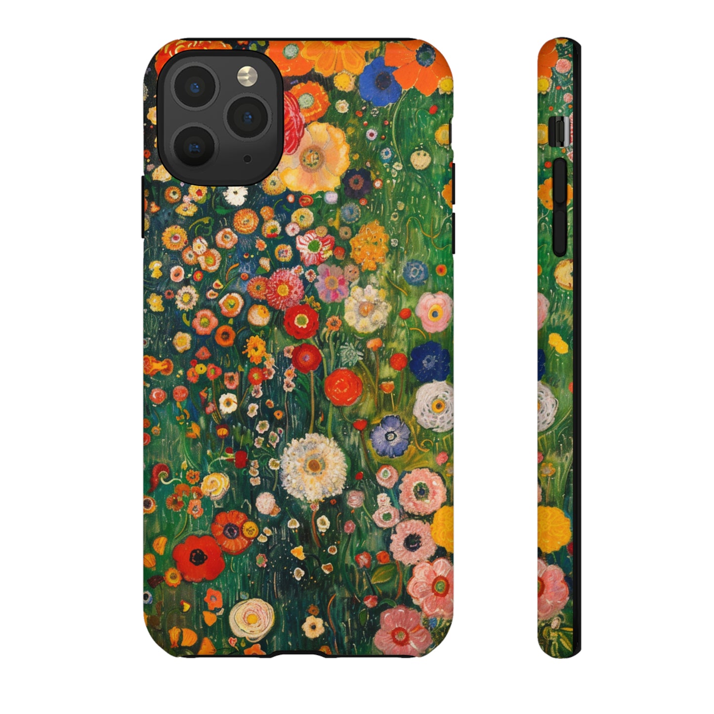 Gustav Klimt Style Flower Garden Painting Phone Case