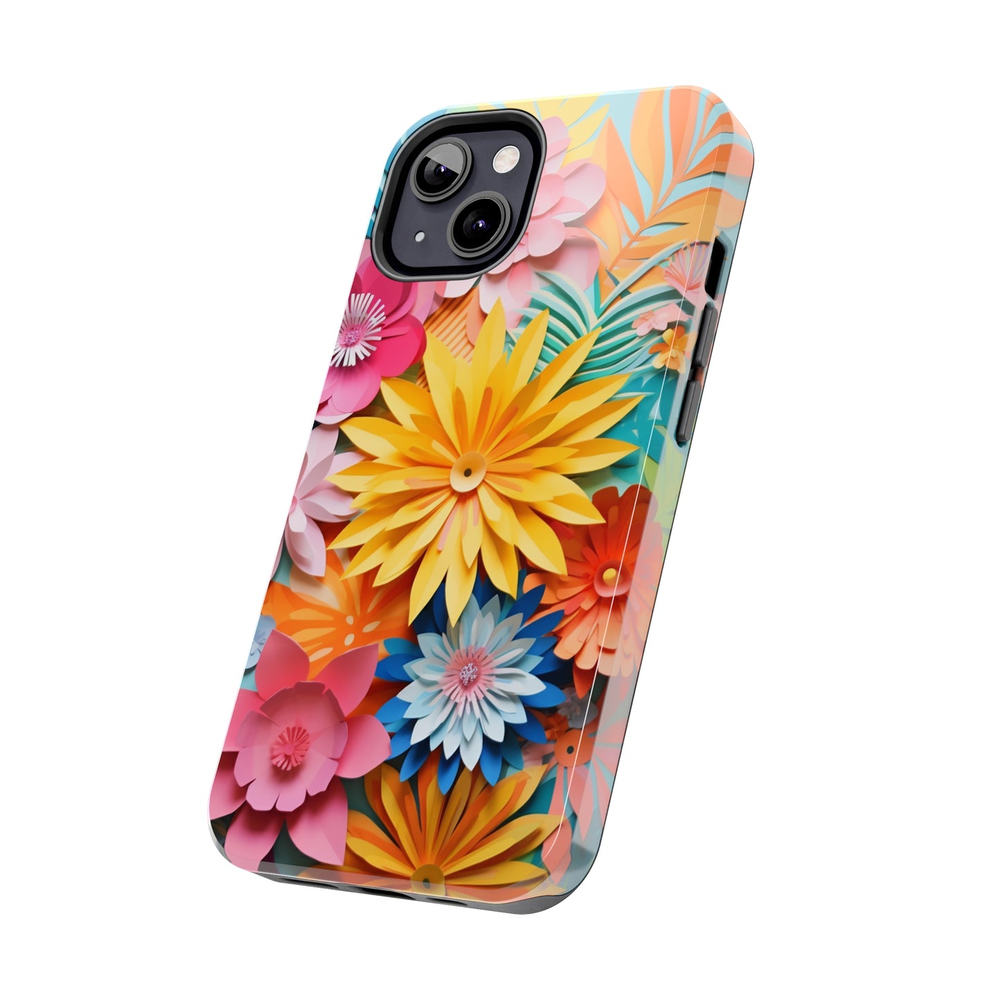 iPhone 12 Pro Max Artistry: Paper Floral Design – Crafted Elegance for iPhone 13 Pro and iPhone XR Enthusiasts