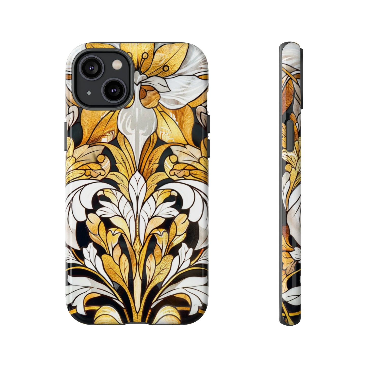 Art Deco Stained Glass floral Phone Case