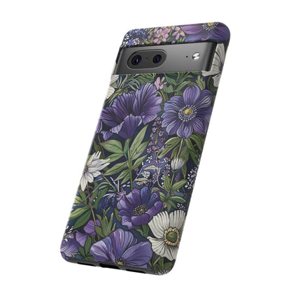 Floral Sage Purple Wildflower Phone Case