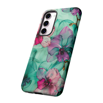 Watercolor Floral Orchids Phone Case