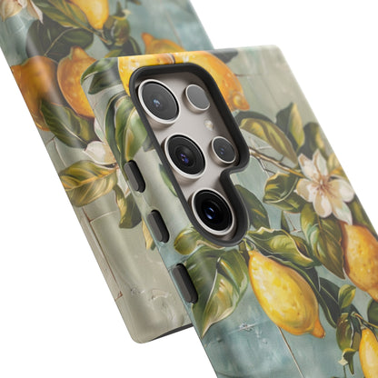 Mediterranean Lemon Tile Oil Painting iPhone 13 Case