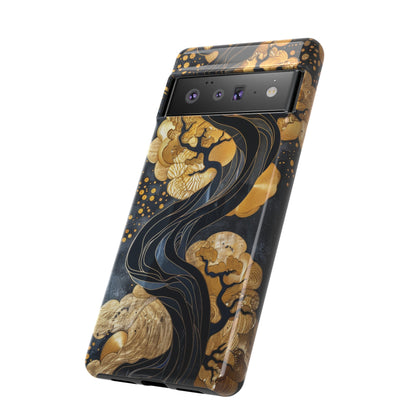 Gold and Silver Tree of Life Design Phone Case