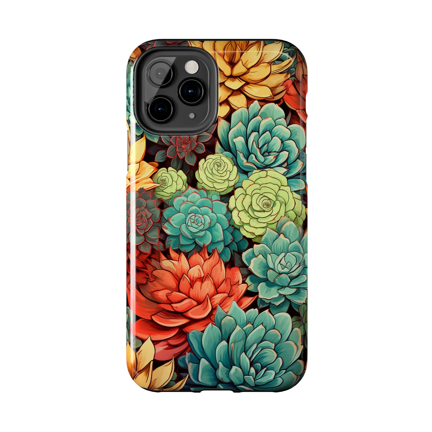 Succulent Desert Cactus Floral iPhone Case | Embrace the Beauty of Arid Elegance