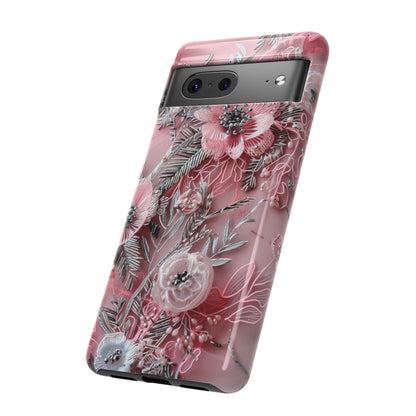 Coquette Aesthetic Floral Art Phone Case