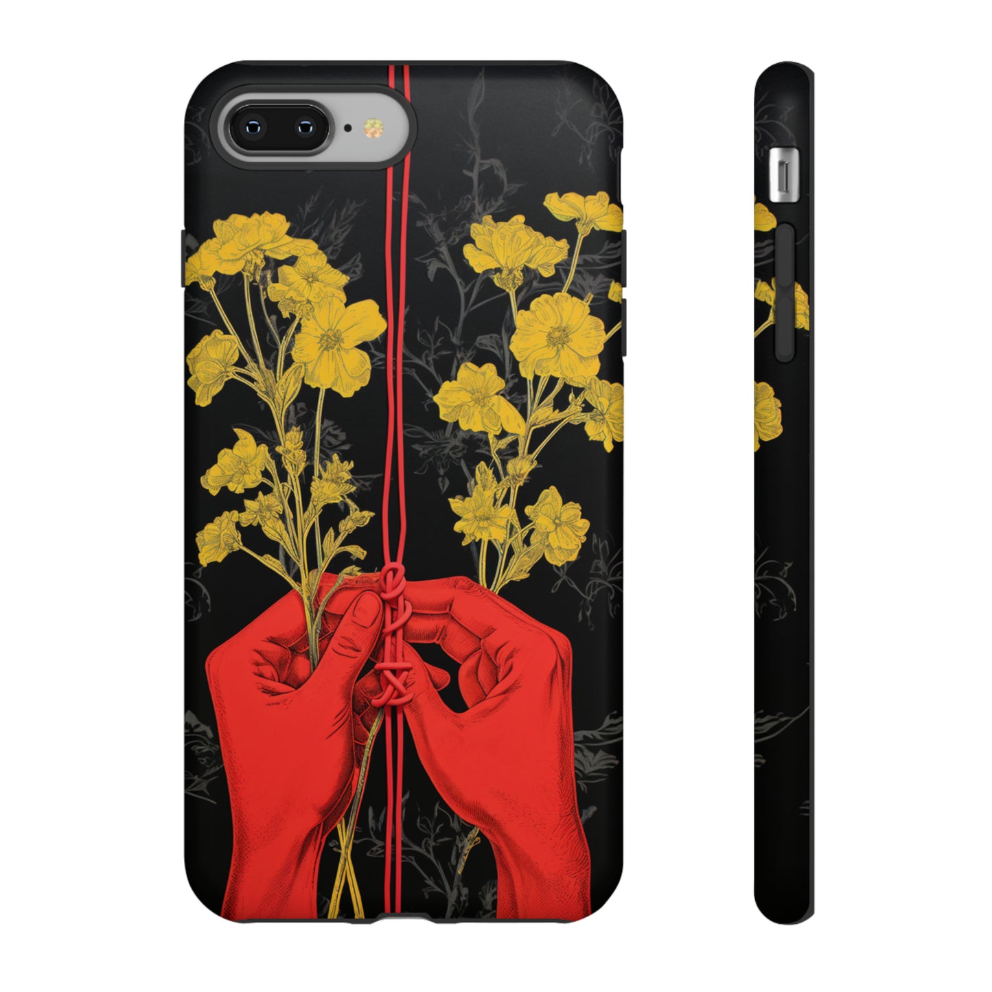 We Are All Connected Floral Phone Case