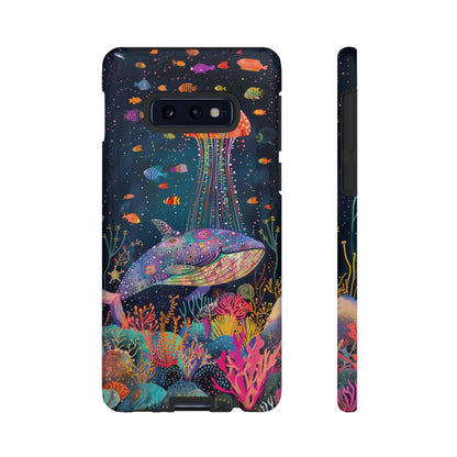 Whale Shark, Turtle, Jellyfish Phone Case