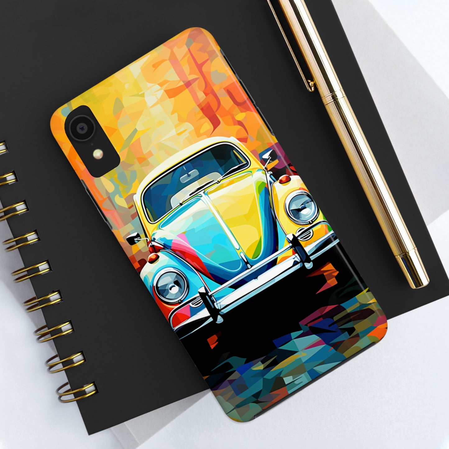 VW Bug Phone Case Retro iPhone Tough Case – Volkswagen beetle iPhone case