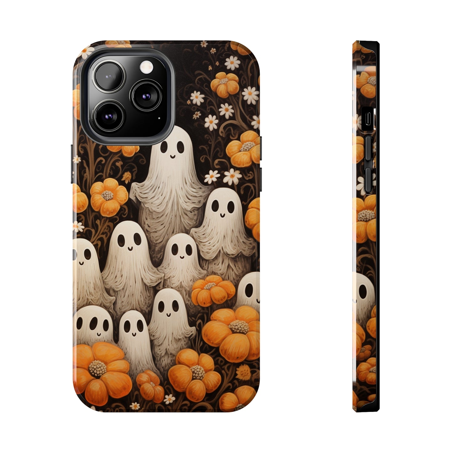 Ghostly Greetings: "Boo Trick or Treat" | Spooky Halloween Spirits iPhone Case