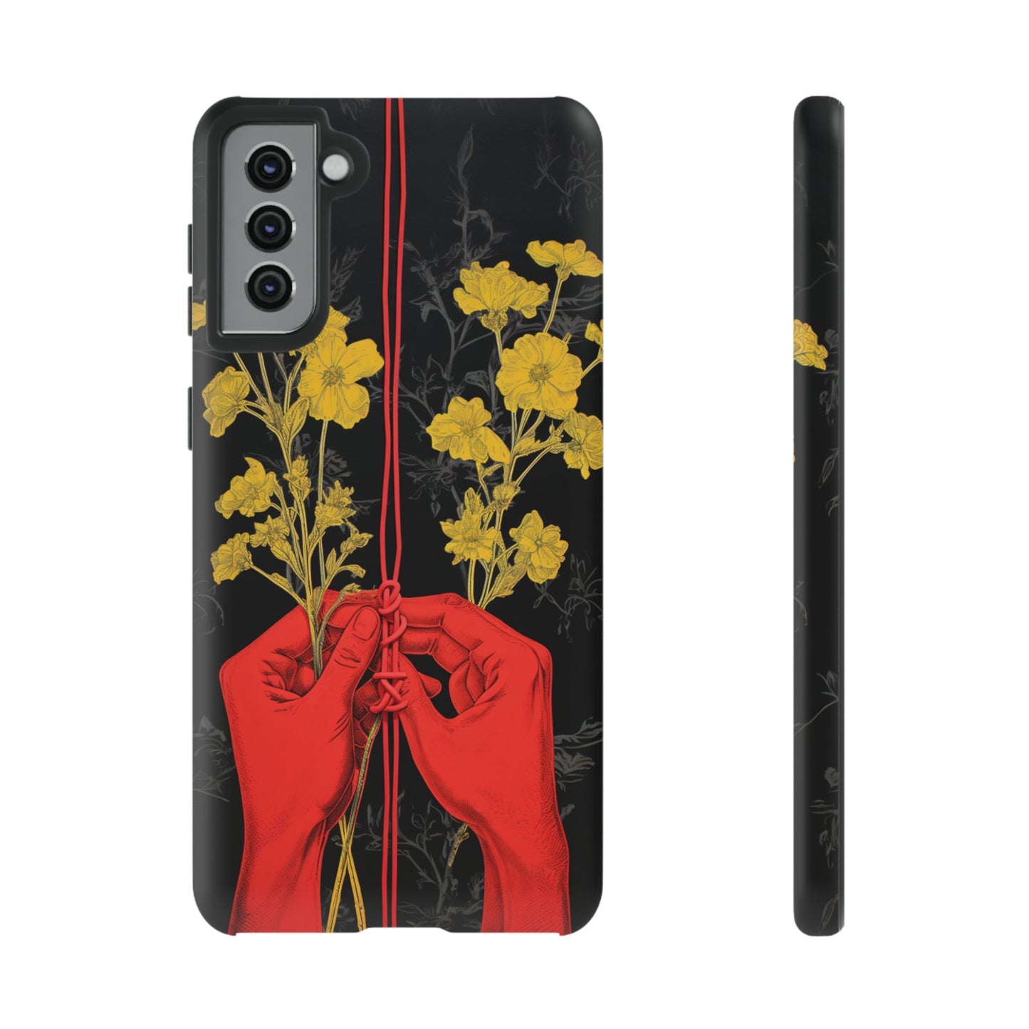 We Are All Connected Floral Phone Case