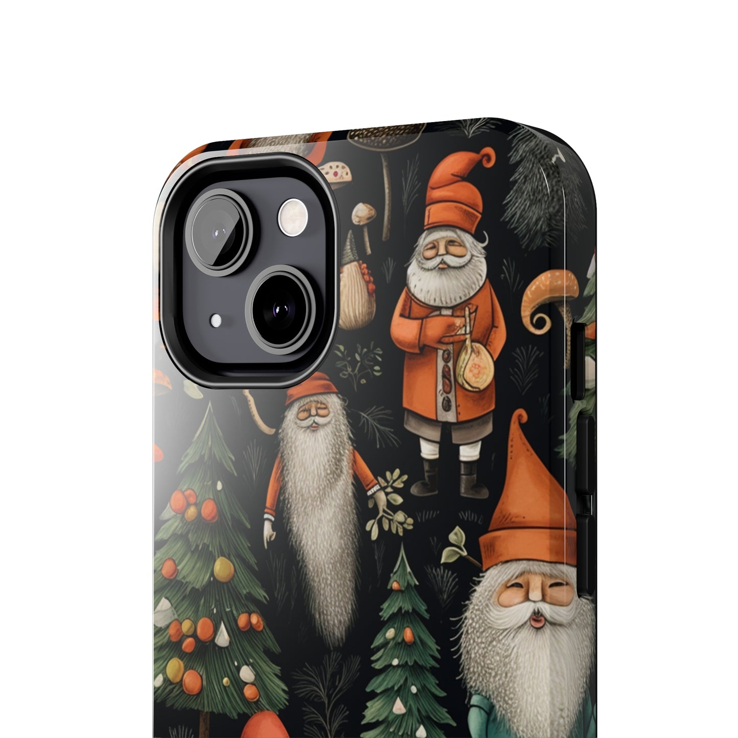 Vintage Santa Magic Mushroom Christmas Phone Case