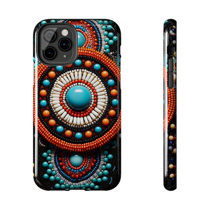 Native American Beadwork iPhone Case | Embrace Traditional Craftsmanship with Artistic Elegance