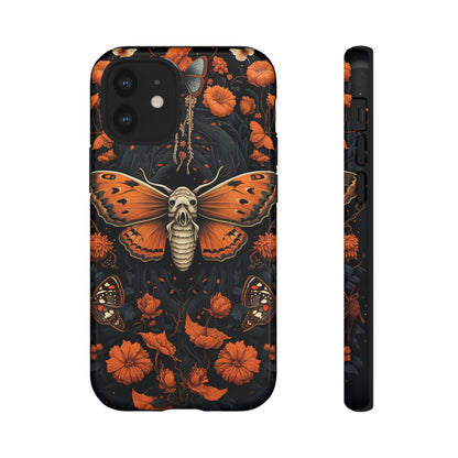 Eerie Elegance Halloween Goth Moth Phone Cover