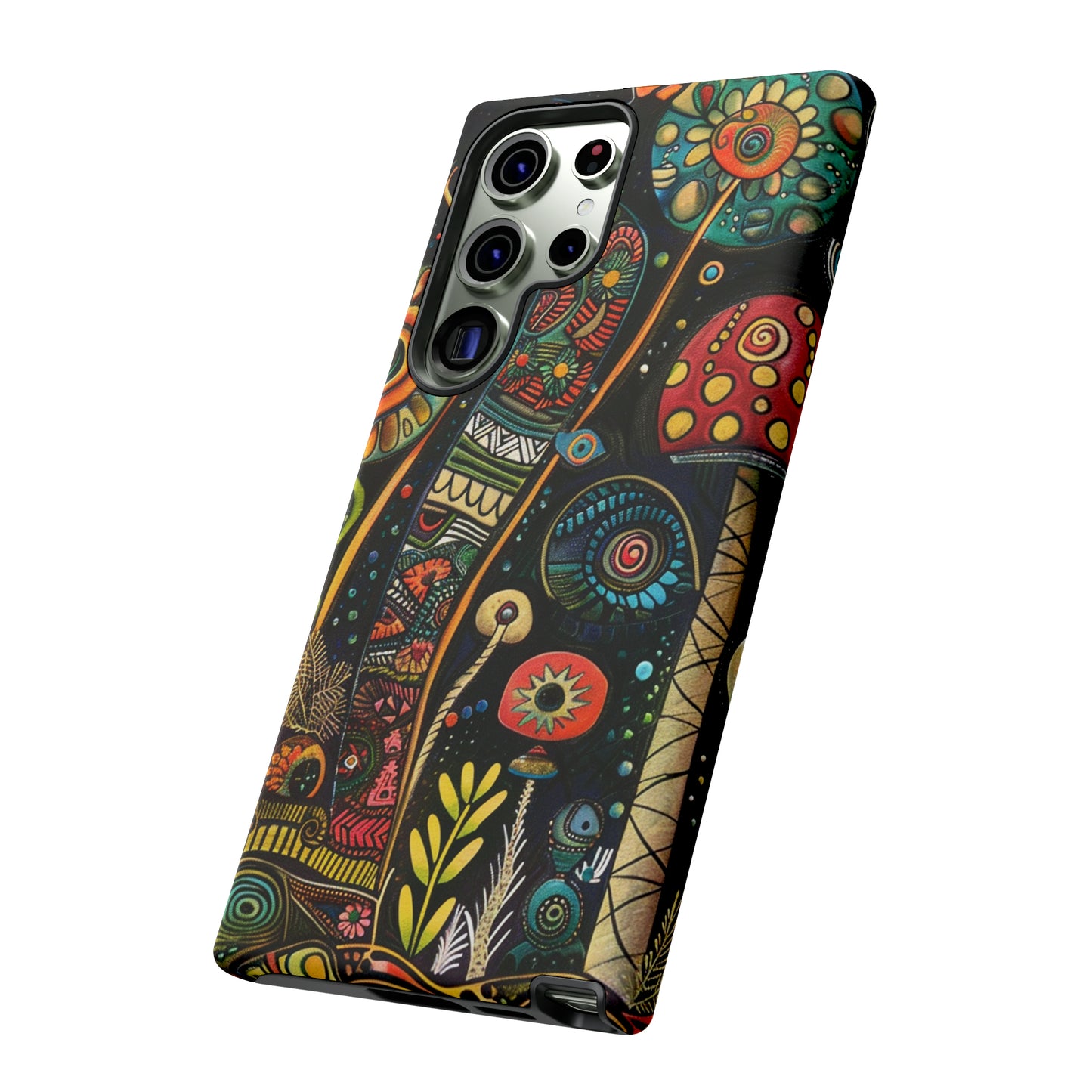 Retro 1960s Psychedelic Flowers Phone Case