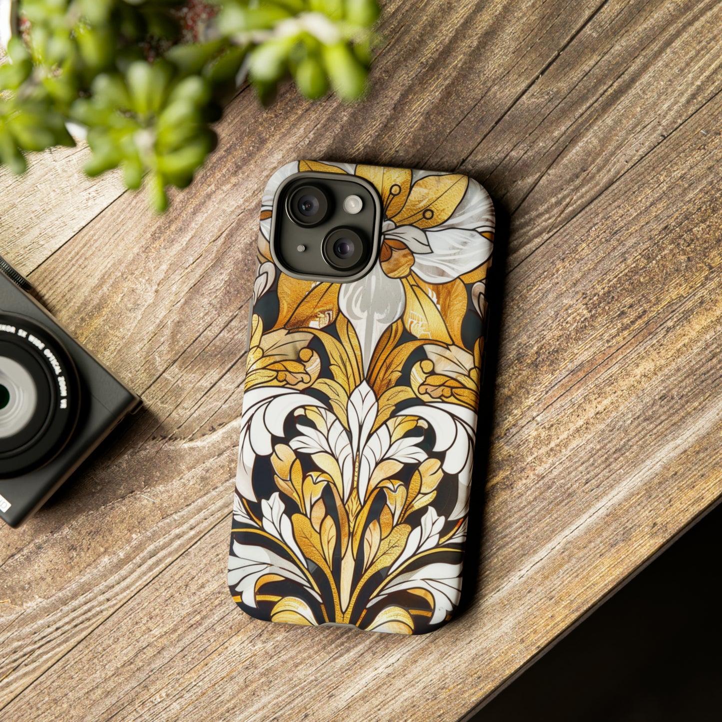 Art Deco Stained Glass floral Phone Case