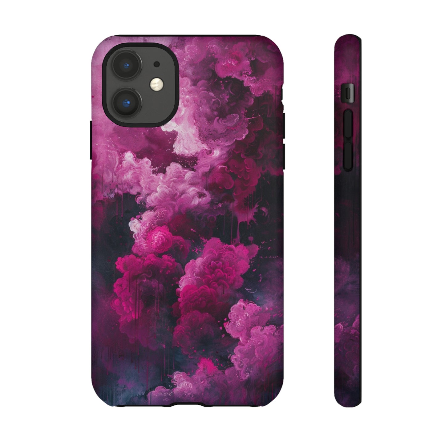 Magenta and Blue Color Explosion Phone Case