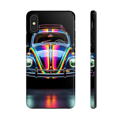 iPhone Case | Colorful Journeys: Psychedelic VW Bug iPhone Tough Case