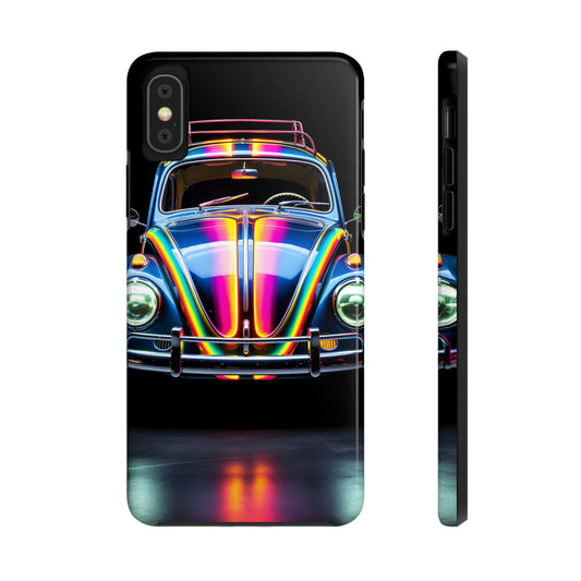 iPhone Case | Colorful Journeys: Psychedelic VW Bug iPhone Tough Case