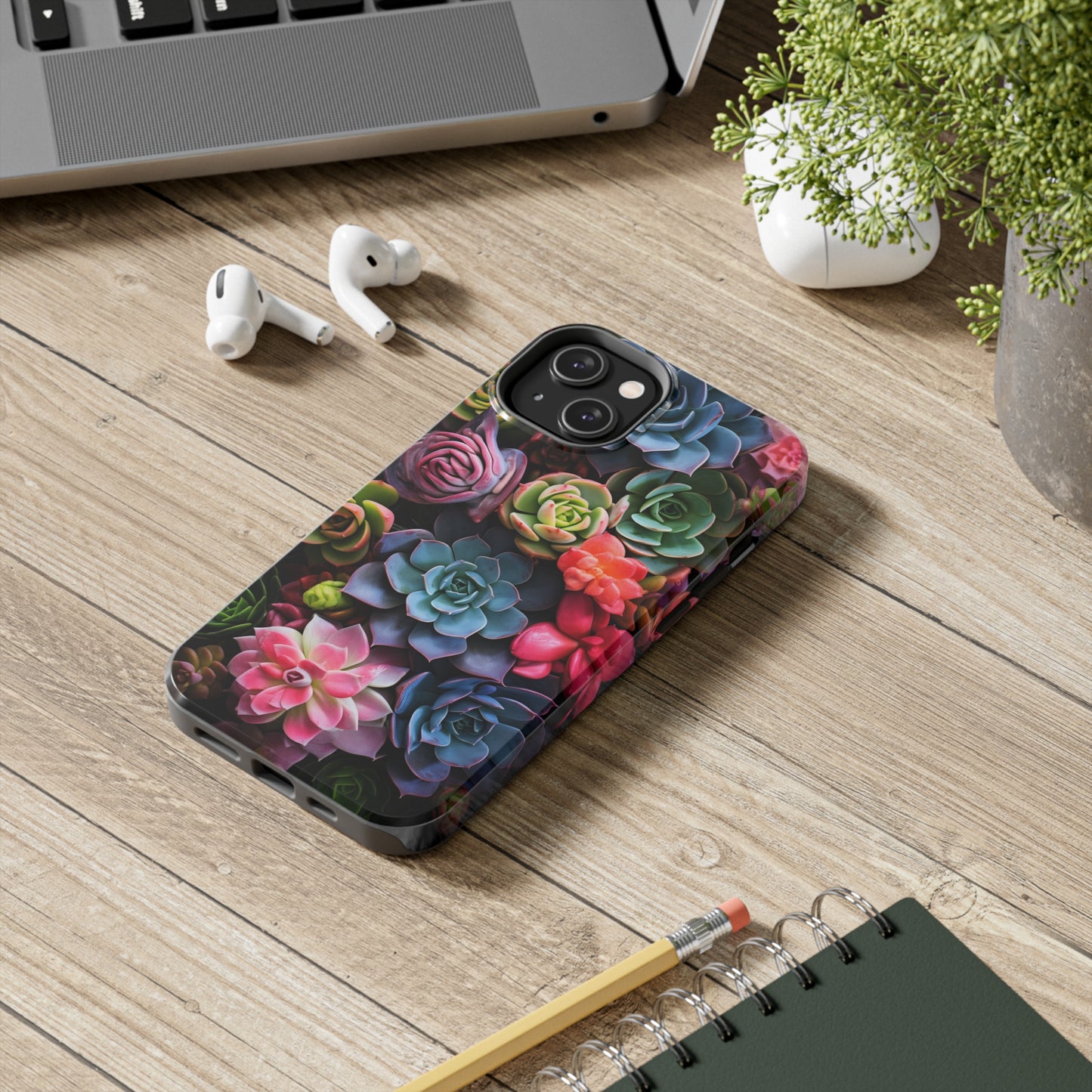 Succulent Desert Cactus Floral iPhone Case | Embrace the Beauty of Arid Elegance