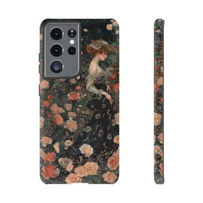 Art Nouveau French Floral Beauty Painting Phone Case