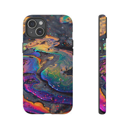 Opalescent Marbled Holographic Print Phone Case