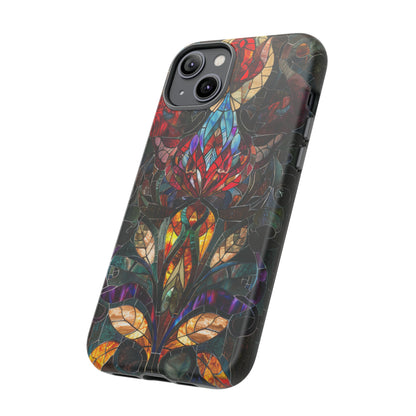 Art Deco Stained Glass floral Phone Case