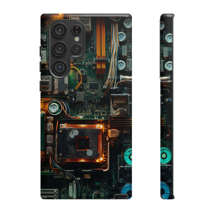 Circuit Board Themed Tough Phone Case