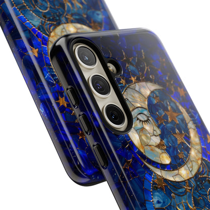 Night sky stained glass phone case for Samsung Galaxy S24 case