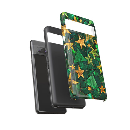 Green Celestial Stained Glass Mosaic Phone Case