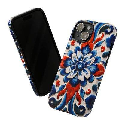 Mexican Talavera Tile Design iPhone 14 Case