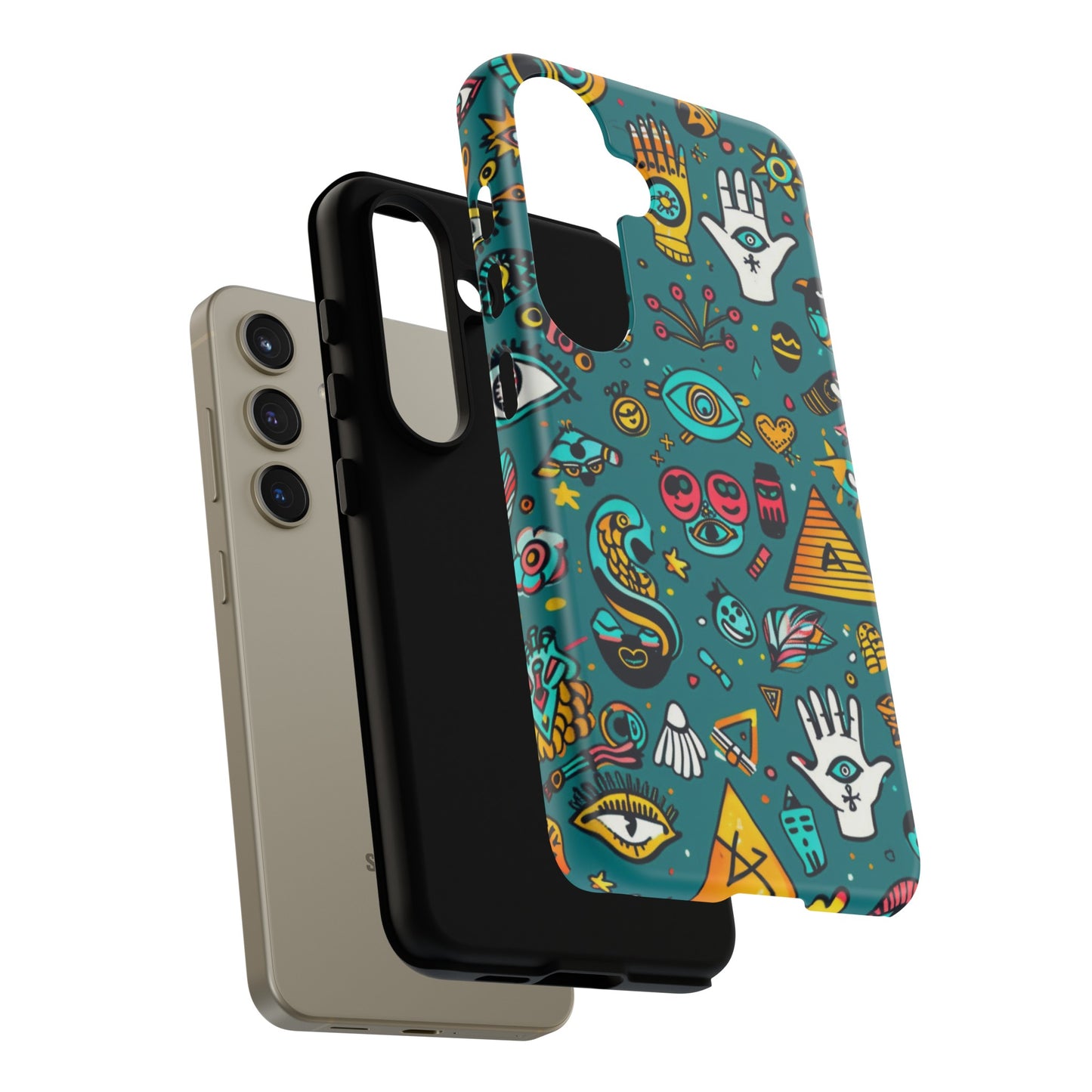 UFOs and Ancient Egypt Talisman Collage Phone Case