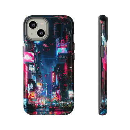 Cyberpunk Tokyo Cityscape Phone Case