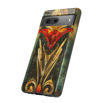 Art Deco Stained Glass floral Phone Case