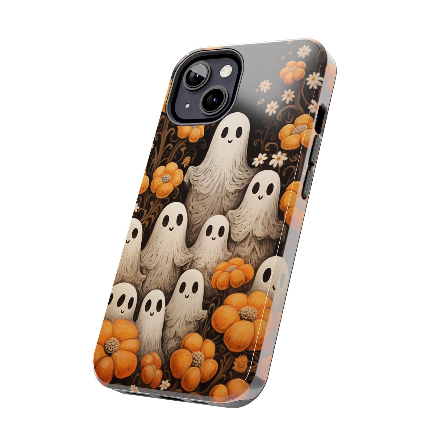 Ghostly Greetings: "Boo Trick or Treat" | Spooky Halloween Spirits iPhone Case