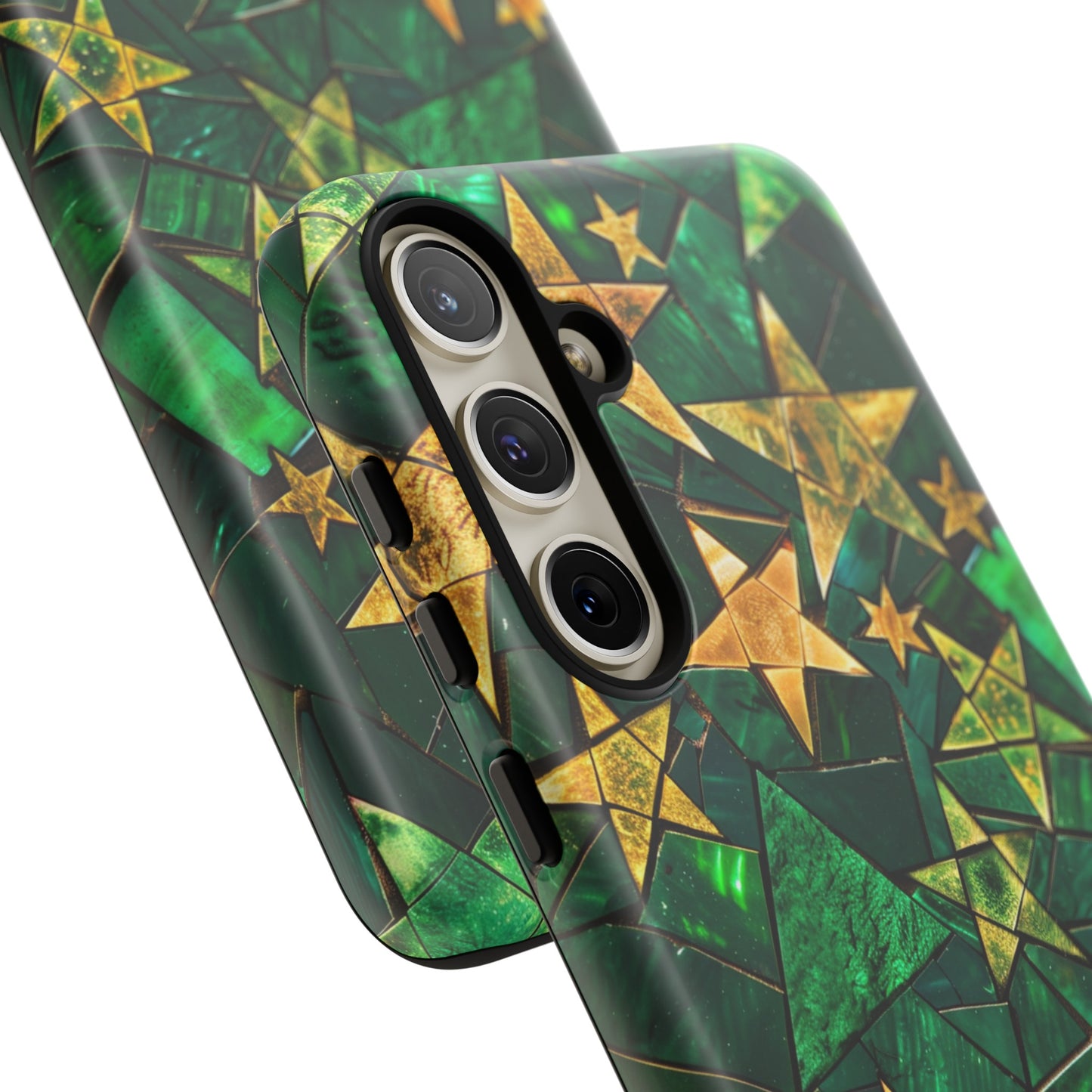 Green Celestial Stained Glass Mosaic Phone Case