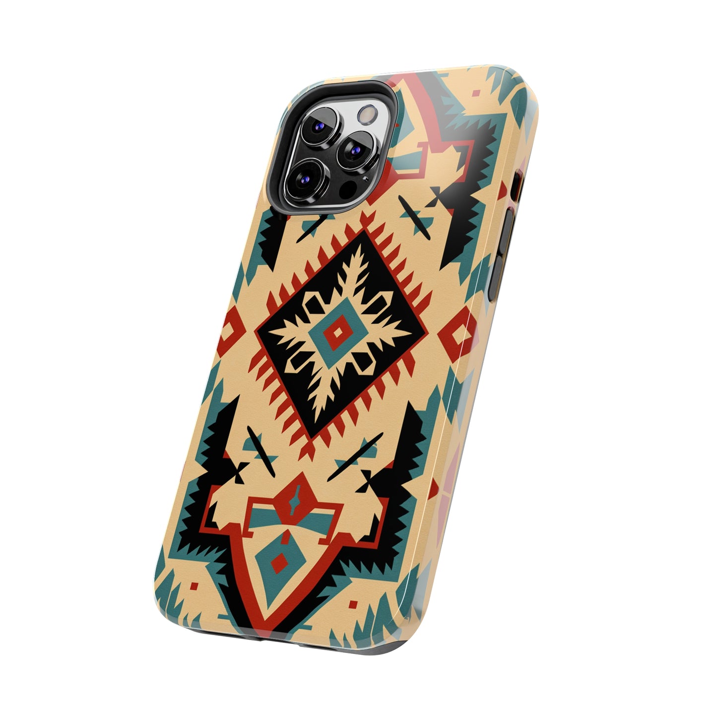 Native American Santa Fe Style Abstract iPhone Case