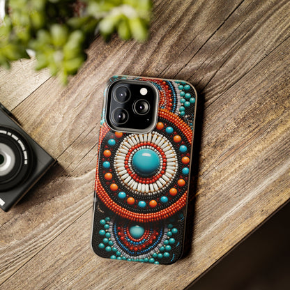 Native American Beadwork iPhone Case | Embrace Traditional Craftsmanship with Artistic Elegance