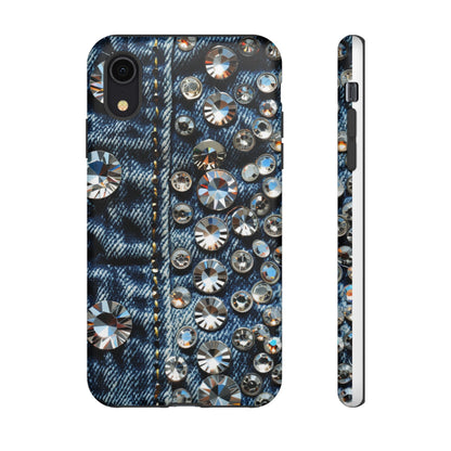 Blue Jean Queen Rhinestone Bling Phone Case