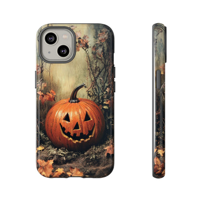 Vintage Style Halloween Jack-o'-Lantern Phone Cover