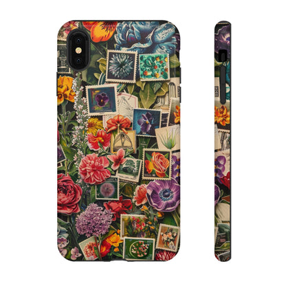 Vintage Floral Stamps Phone Case