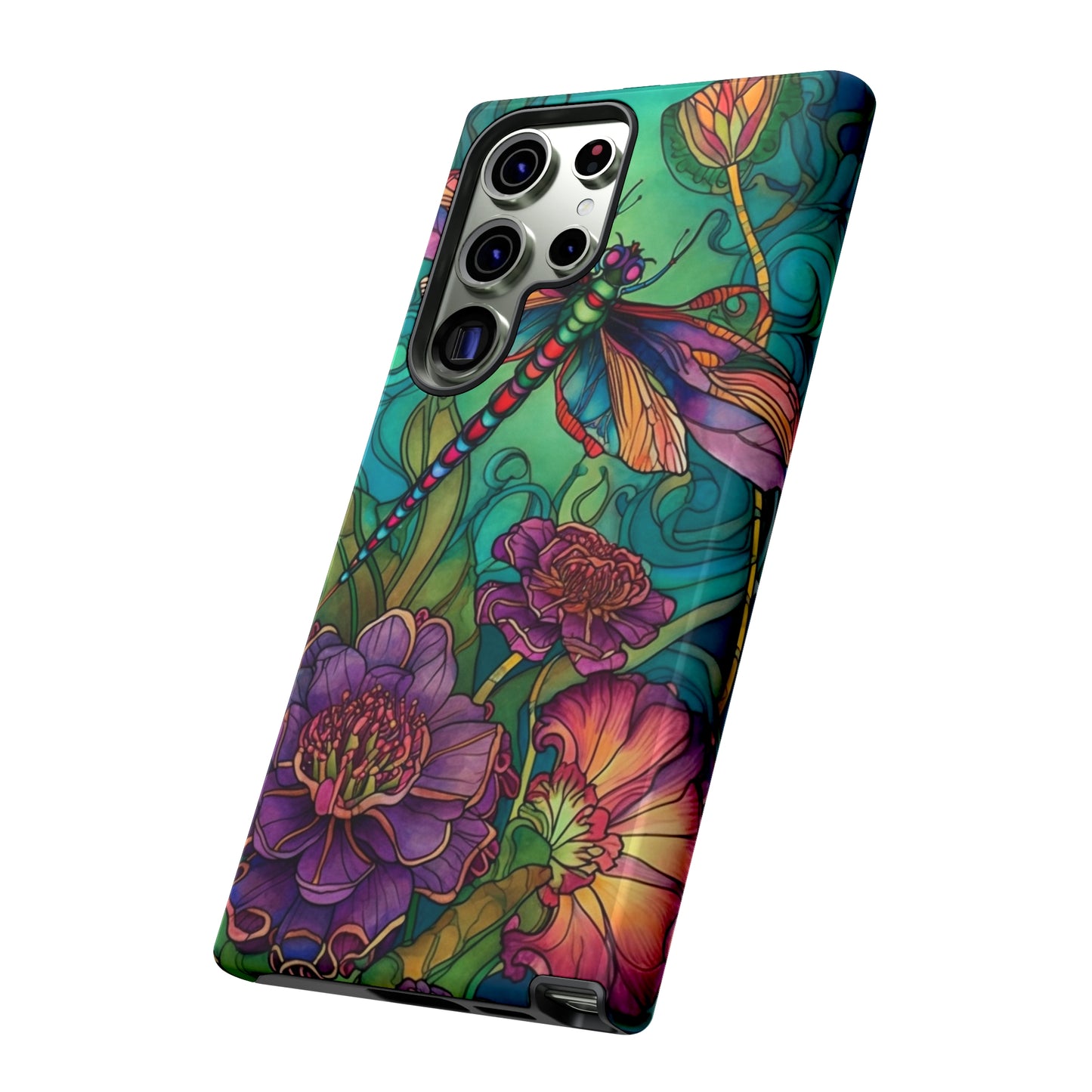 Art Nouveau Dragonfly - A Timeless Symbol of Elegance for Google Pixel, iPhone, and Samsung Cases