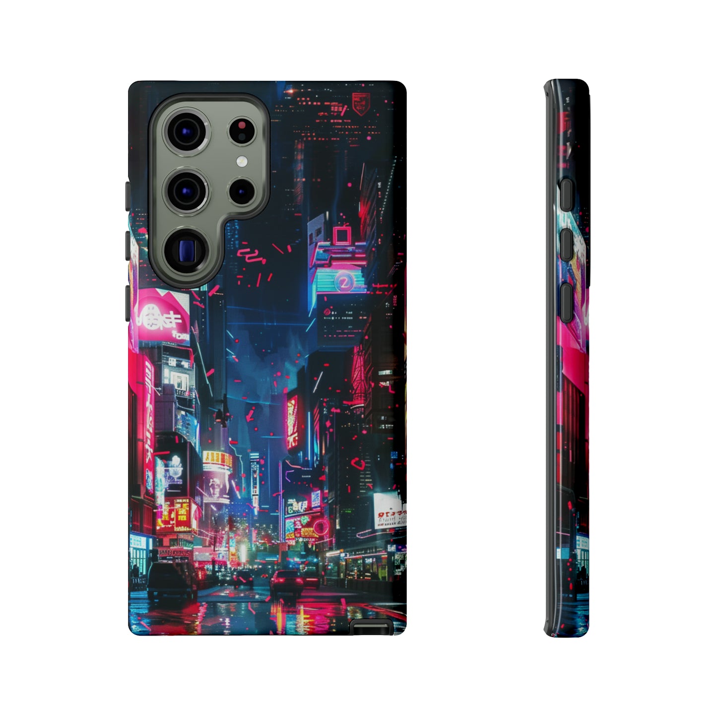 Cyberpunk Tokyo Cityscape Phone Case