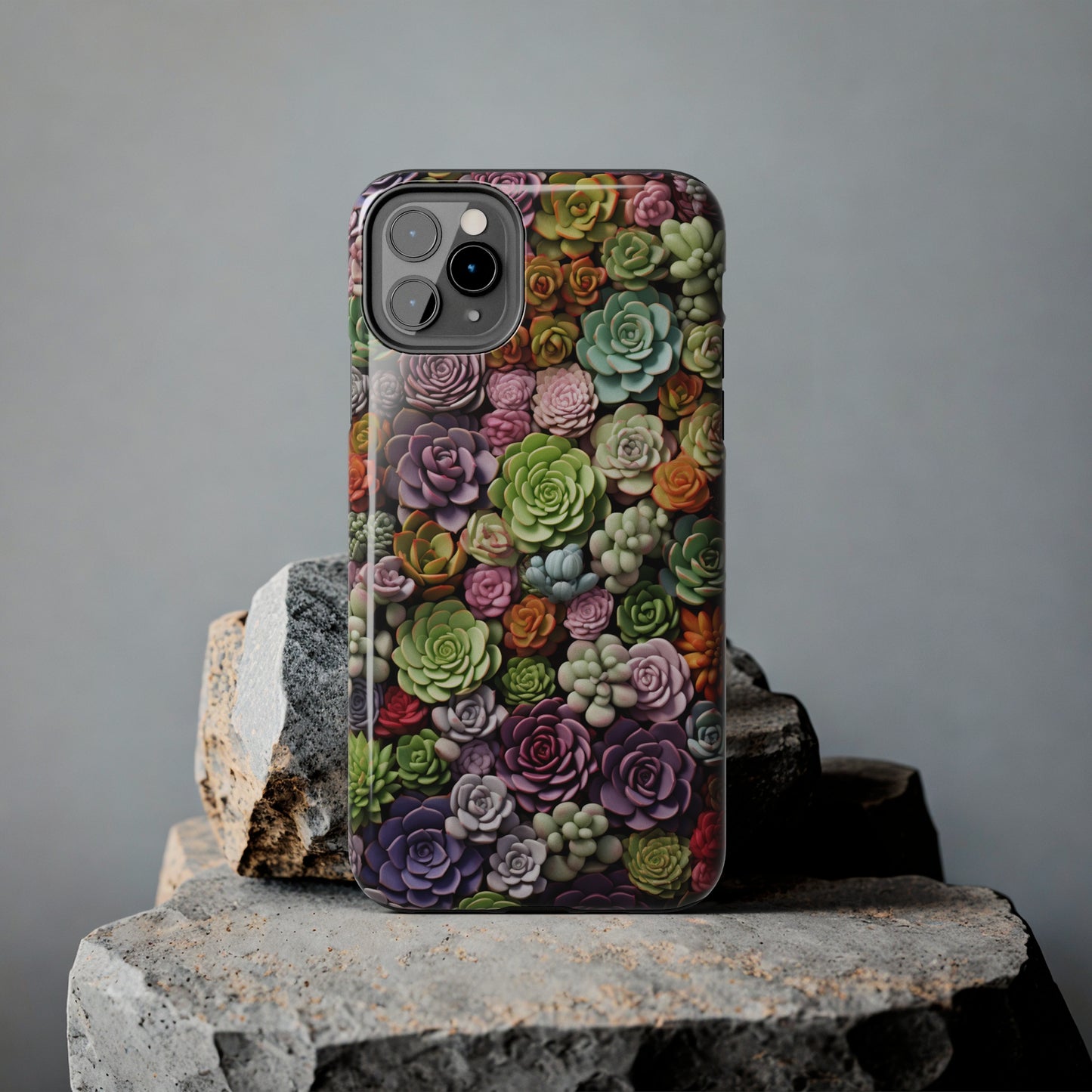 Succulent Desert Cactus Floral iPhone Case | Embrace the Beauty of Arid Elegance