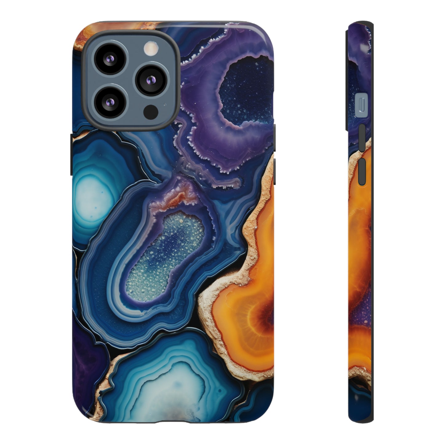 Agate Slice Geode Elegance: Natural Beauty Phone Case