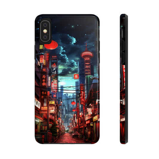 Retrofuturism Synthwave iPhone Case